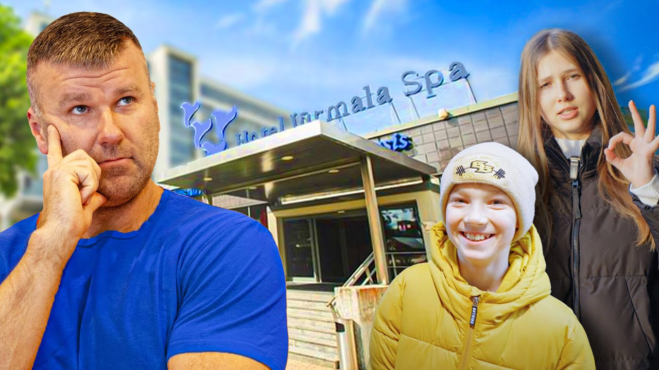 Bērni lika braukt uz Jūrmala SPA, ziemas brīvlaikā... 4k