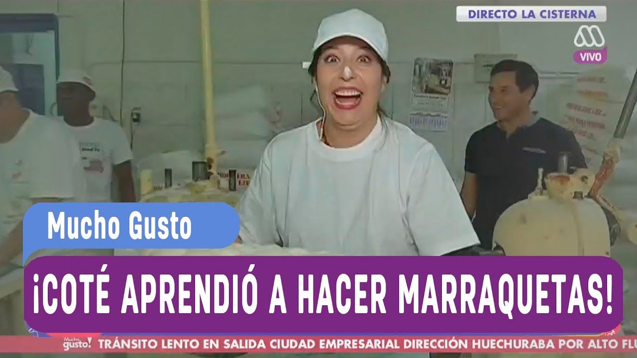 ¡Coté aprendió a hacer marraquetas! - Mucho gusto 2018