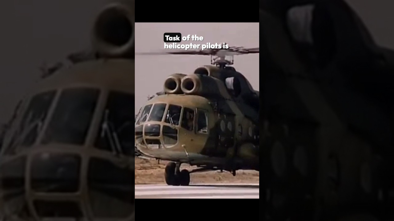 Mil Mi-8 carrying missiles to a highway in Germany #shorts #mi8  #eastgermany #coldwar #luftwaffe