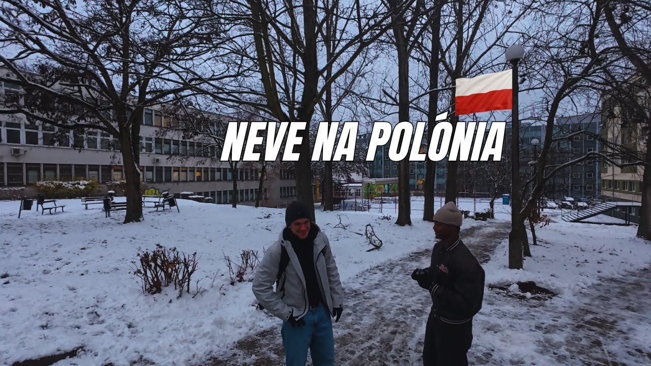Neve REAL na Polónia ❄️🇵🇱 | Caminhada e vida local no inverno