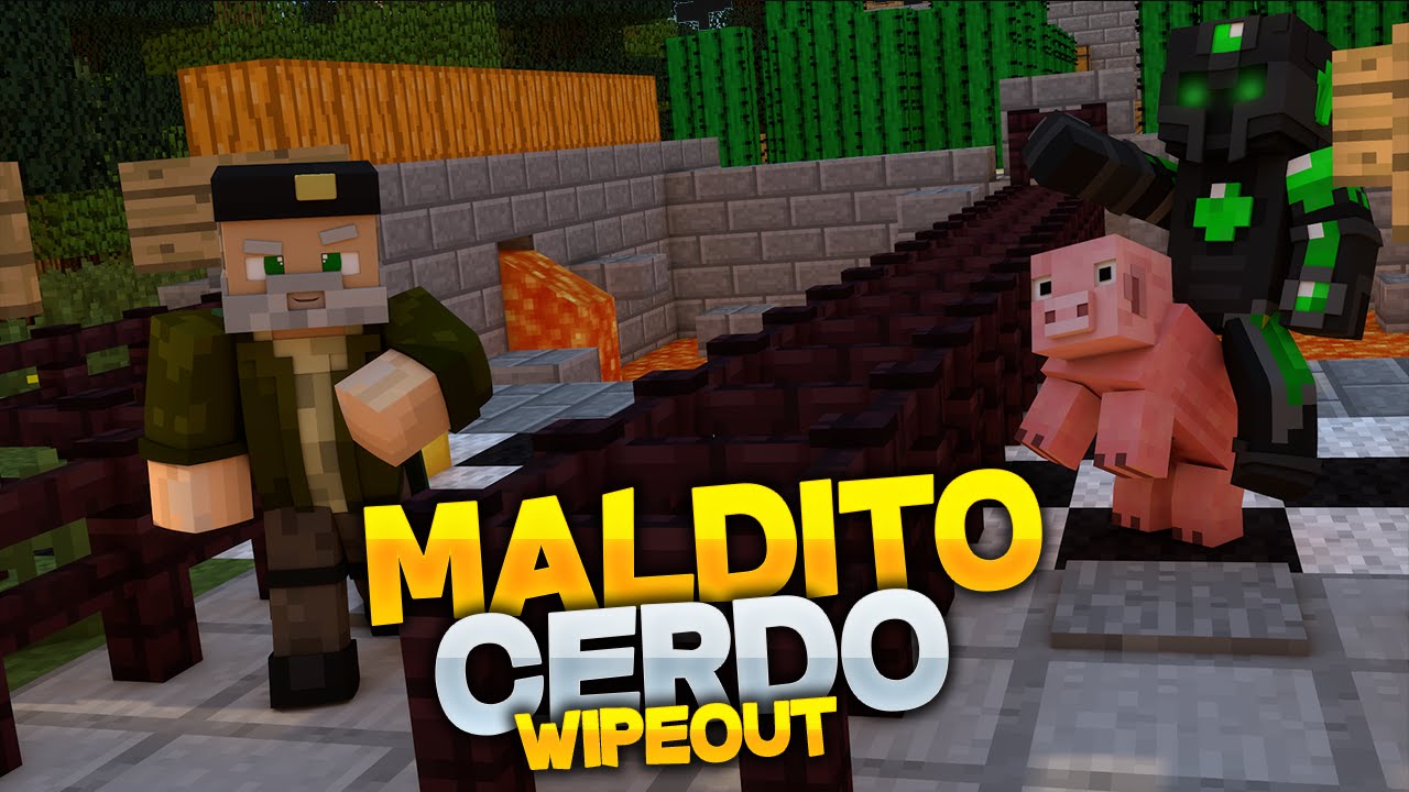 MALDITO CERDO!! - Carrera de WipeOut - Willyrex Y sTaXx - MINECRAFT
