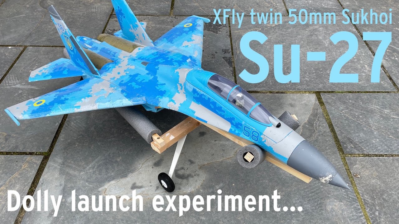 Su-27 EDF dolly launch malarky 12th March 2025