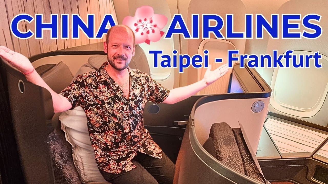 China Airlines B777 Business Class - 3 Michelin-Sterne an Bord