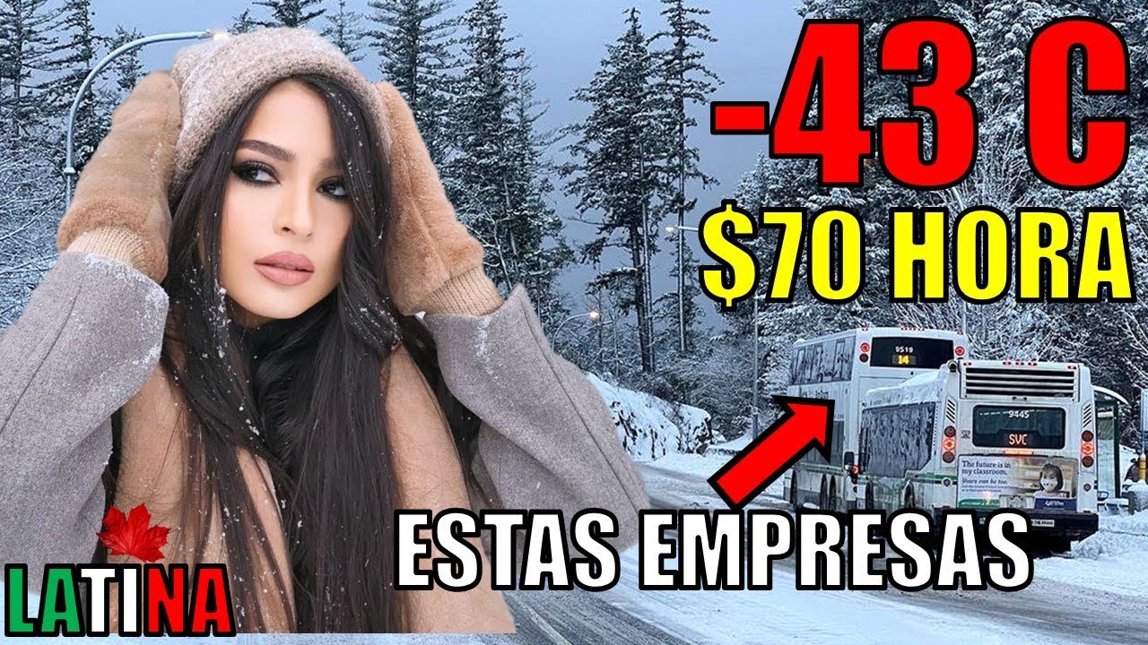 BUENAS NOTICIAS! ABREN TRABAJOS de INVIERNO para EXTRANJEROS Y FAMILIAS I ASÍ se vive EN CANADÁ