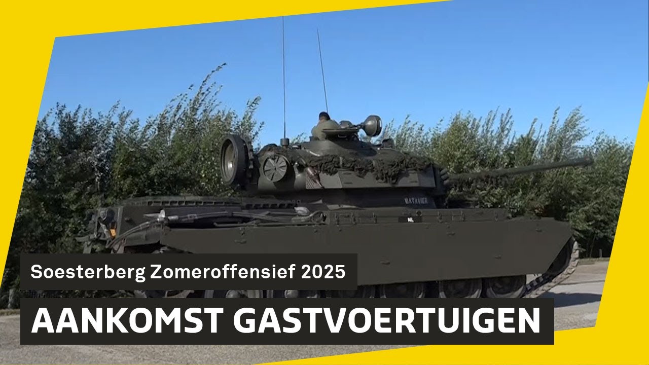 Aankomst tanks: Centurion, Jumbo Sherman, IS-III en meer! - Soesterberg Zomeroffensief 2025