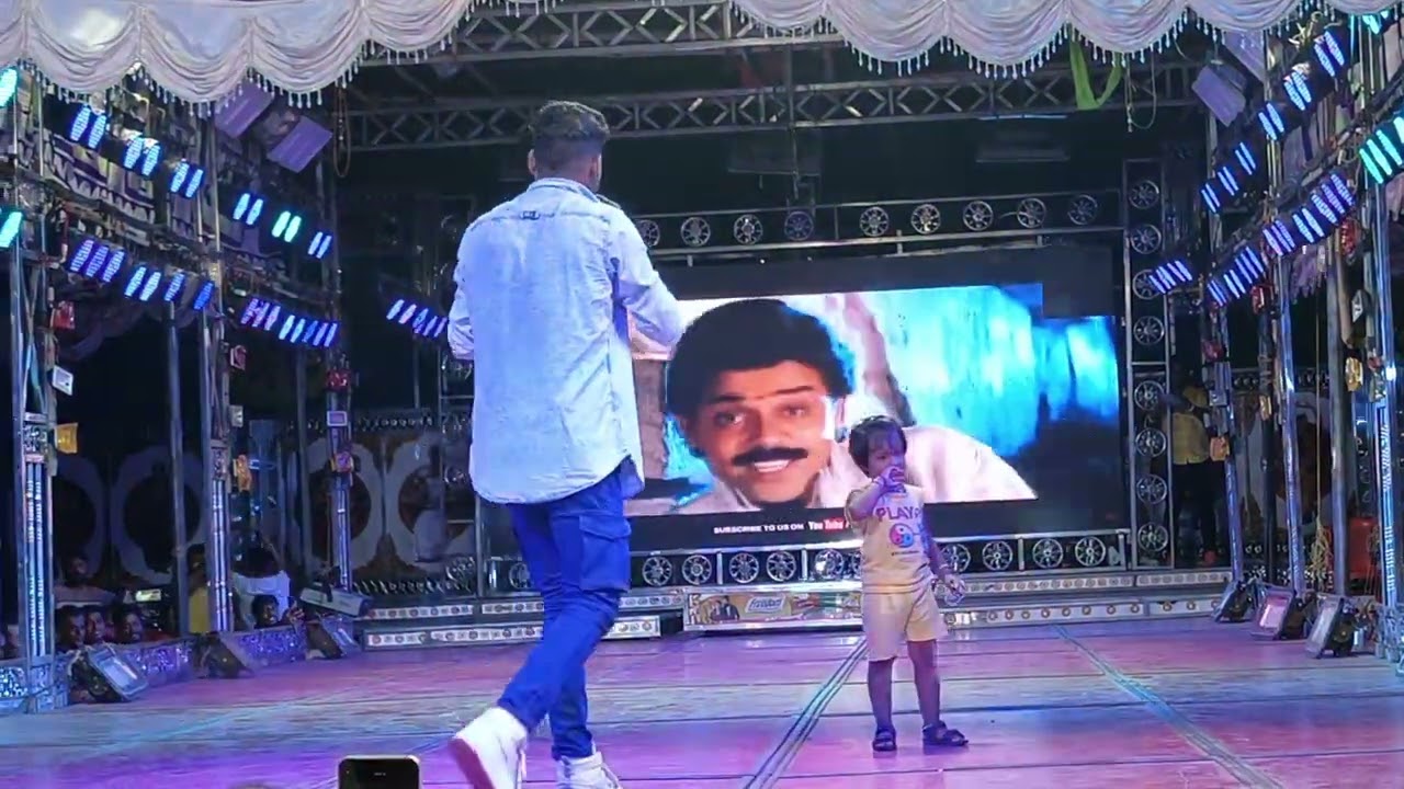 Special Attraction of Small kid & Mr Omm Kumar in Our #Rourkela....  Night..  🌃 #anchorkrishnakumar