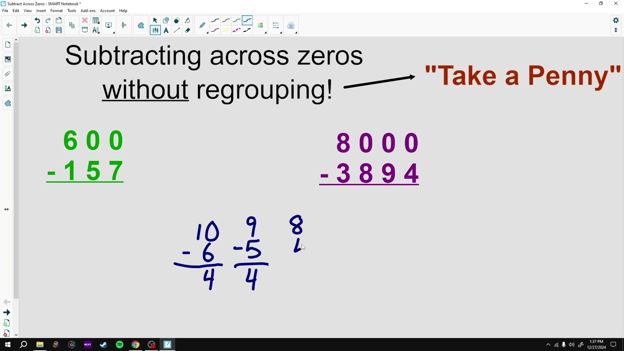 Subtraction Shortcut (You don't have to regroup!)