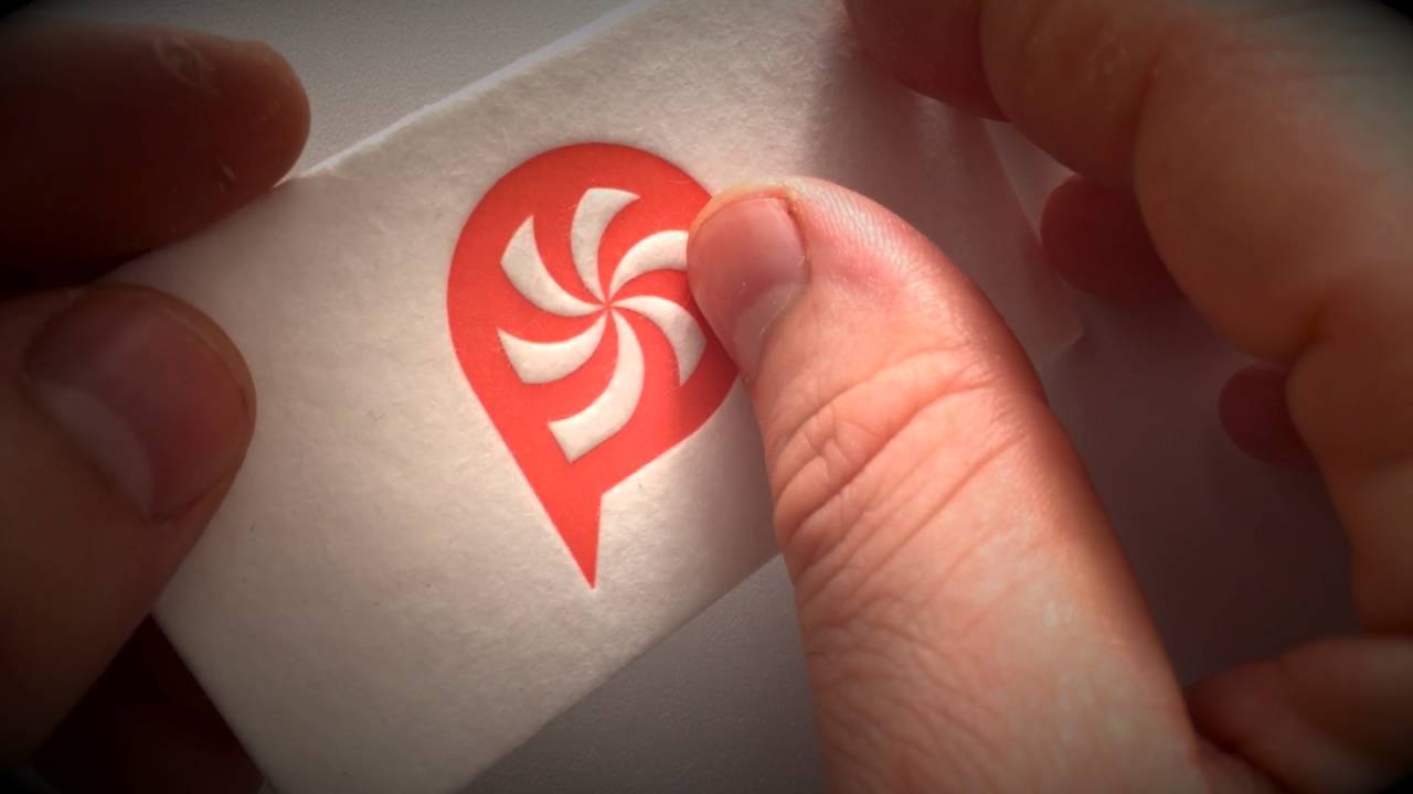 Letterpress Business Cards on 60 pt Ahlstrom Paper