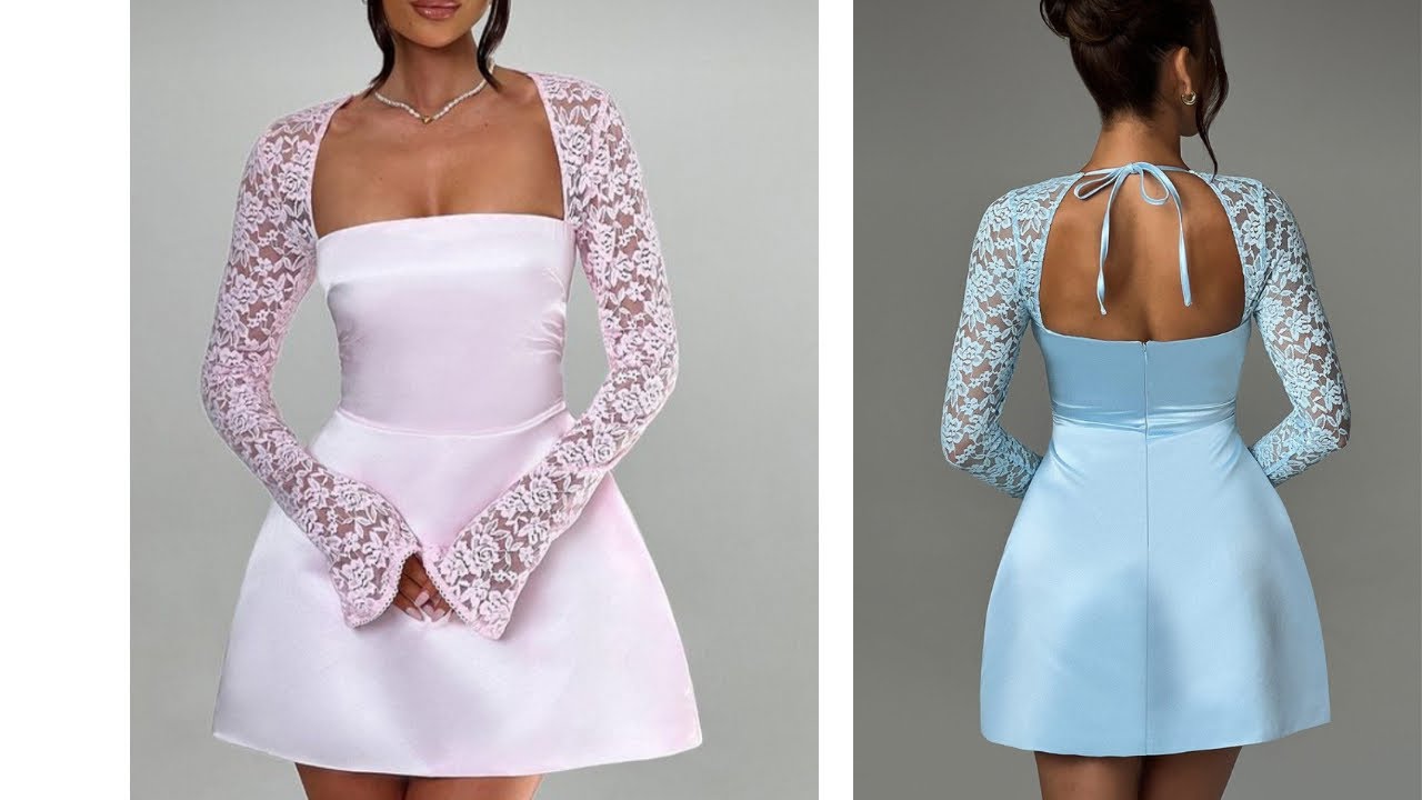 How to cut and sew the stylish Aline dress with beautiful yoke design #patterndrafting