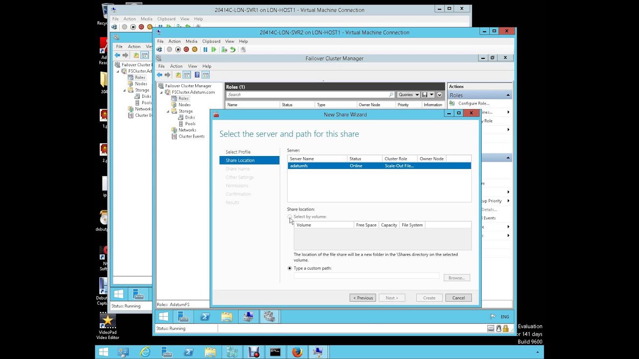 Implementing a Scale Out File Server