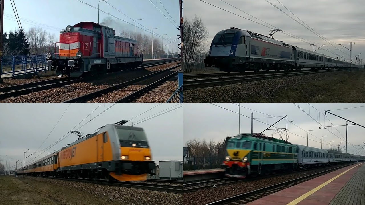 Pociągi w Grzęsce