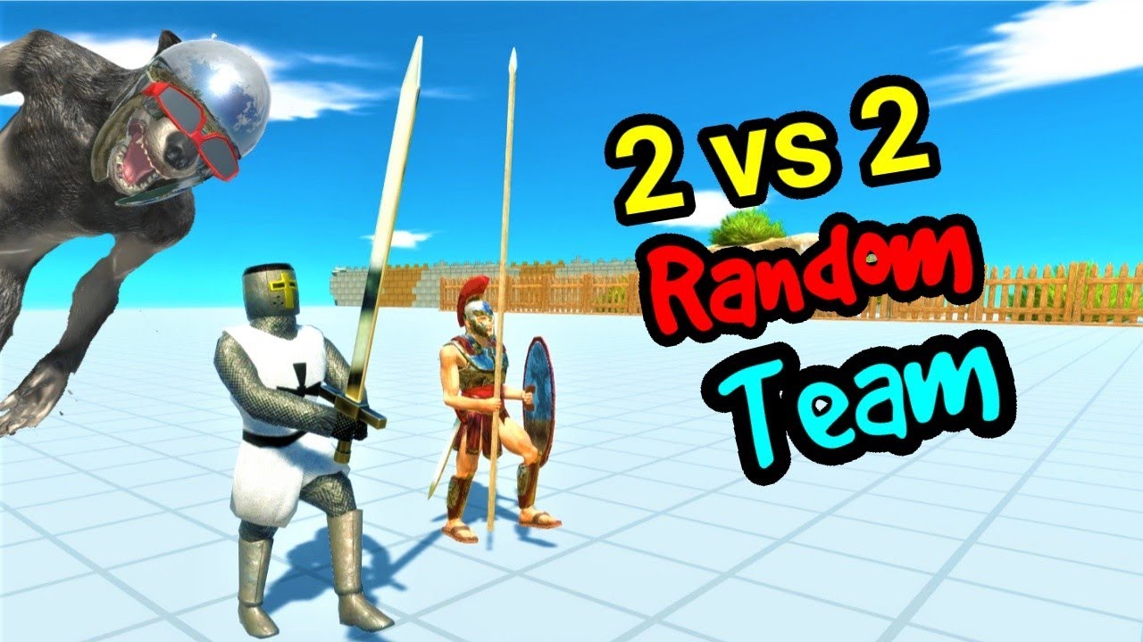 2 vs 2 random team battle ARBS animal revolt battle simulator
