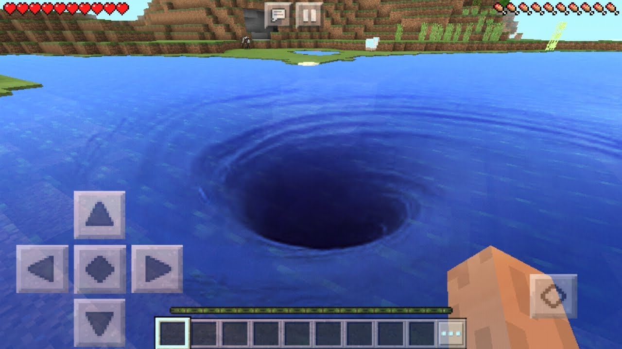Realistic Whirlpool Trick in MCPE 1.2! (Minecraft PE)
