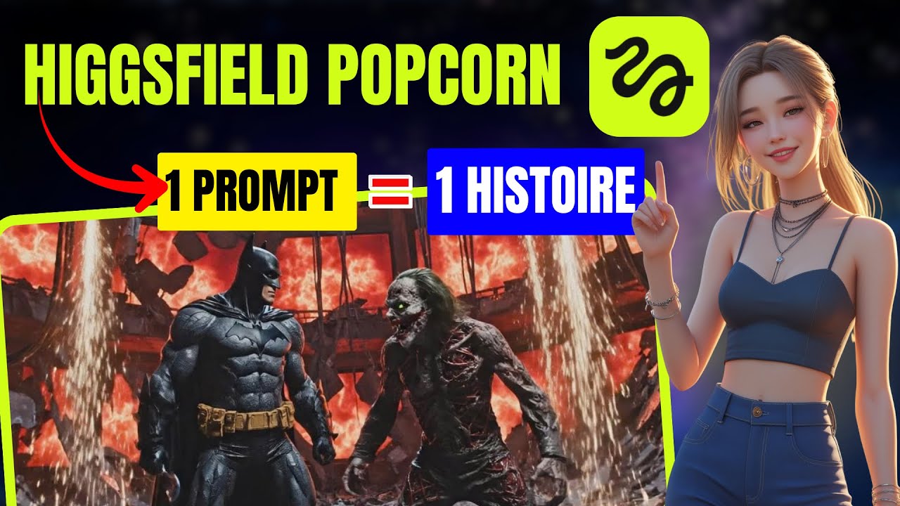 Comment créer une histoire complète à partir d’un seul prompt ! | Tutoriel Higgsfield Popcorn