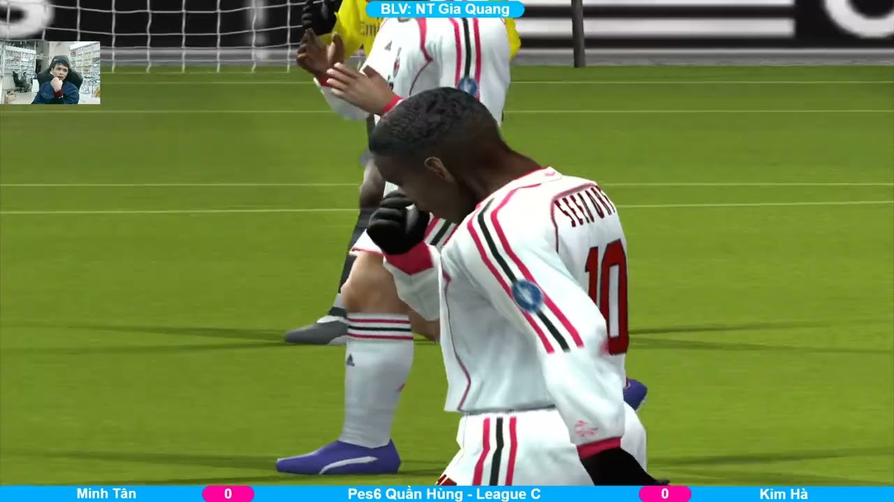 League C: Minh Tân vs Kim Hà #pes6 #football #playstation