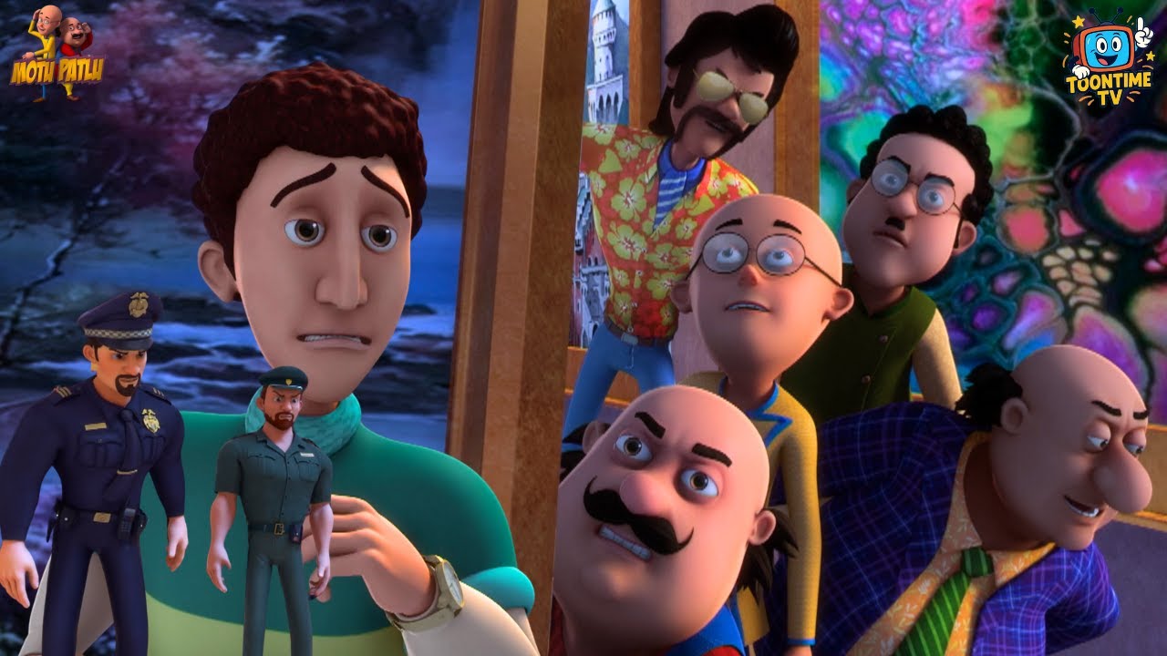 Choro ने बनाया 😂 Motu को उल्लू chori in louvre Pyramid! | Motu Patlu