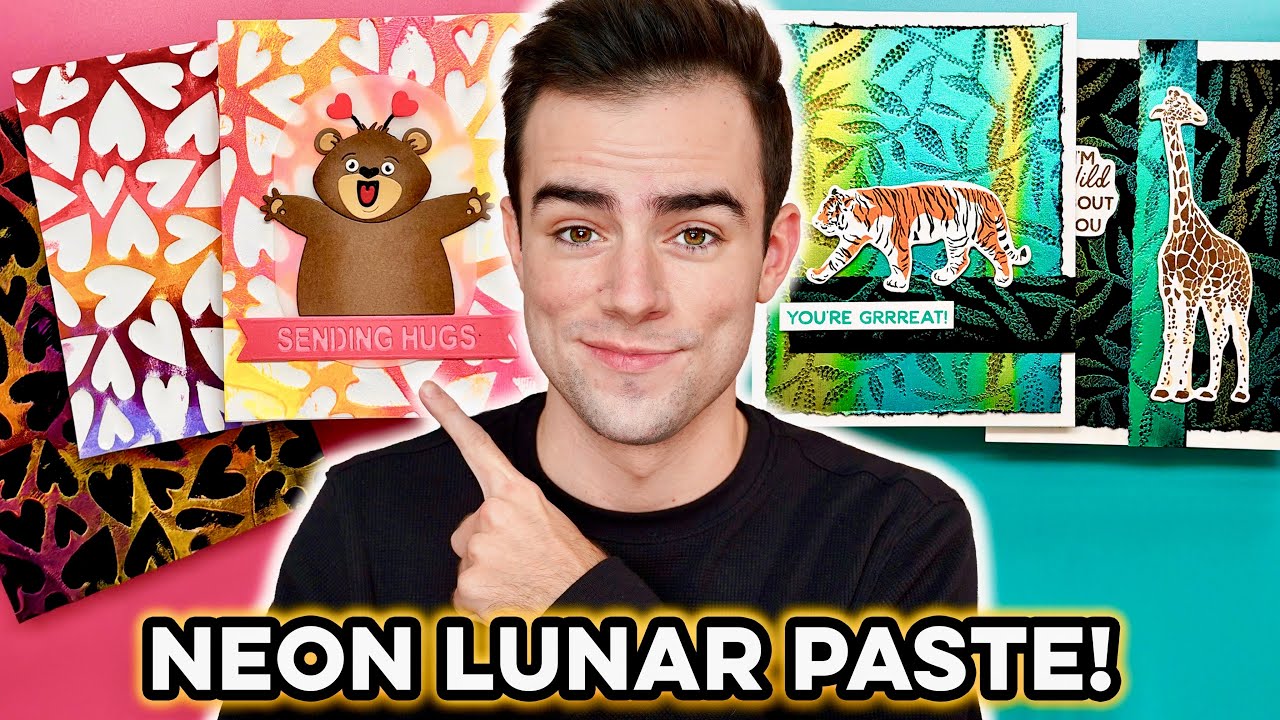Make Your Cards POP With NEON Lunar Pastes!