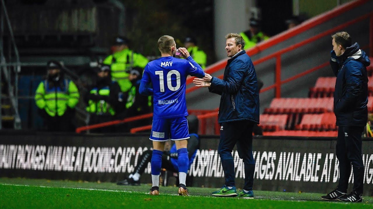 Wade Elliott after Cheltenham Town’s win over Charlton Athletic