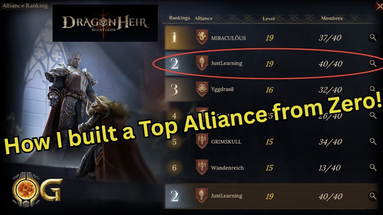 Dragonheir Silent Gods | Building a Top Alliance!