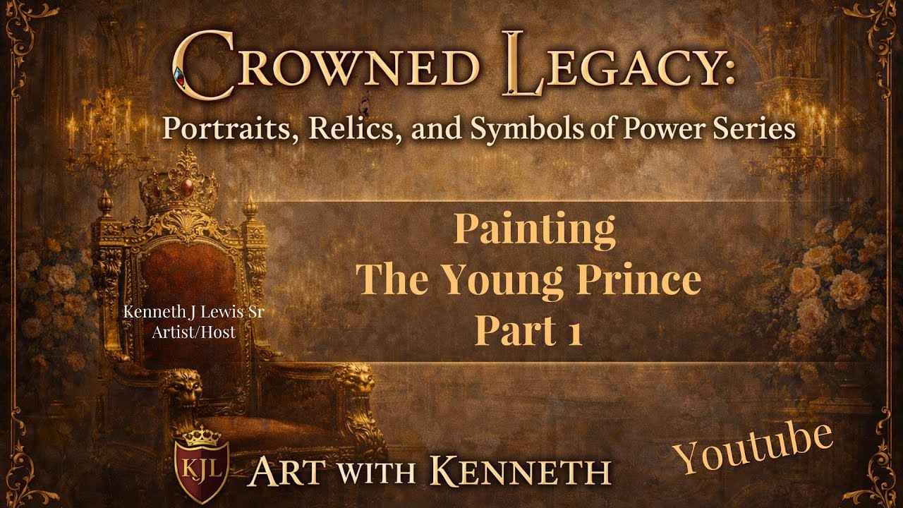Crowned Legacy: Painting The Young Prince Part 1