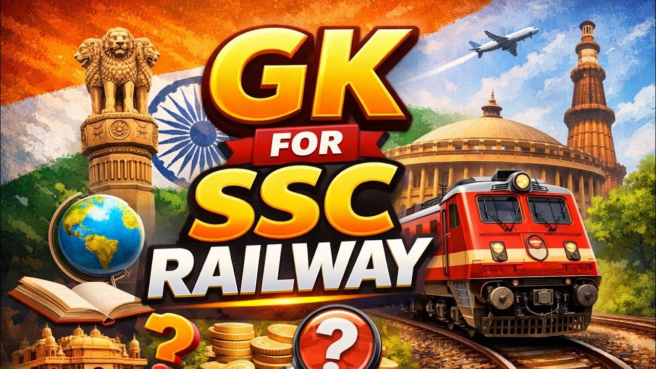SSC GK One Liner 🔥 | Railway GK | #shorts