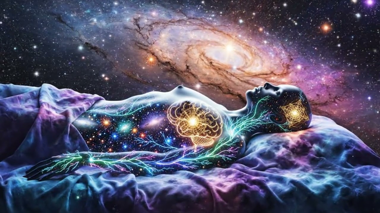 Healing Sleep Frequencies | 432Hz, 528Hz, 741Hz & 963Hz for Deep Rest