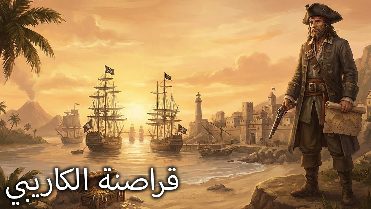 تاريخ القراصنة في الكاريبي بالكامل: الكنوز، الخيانات والأساطير البحرية