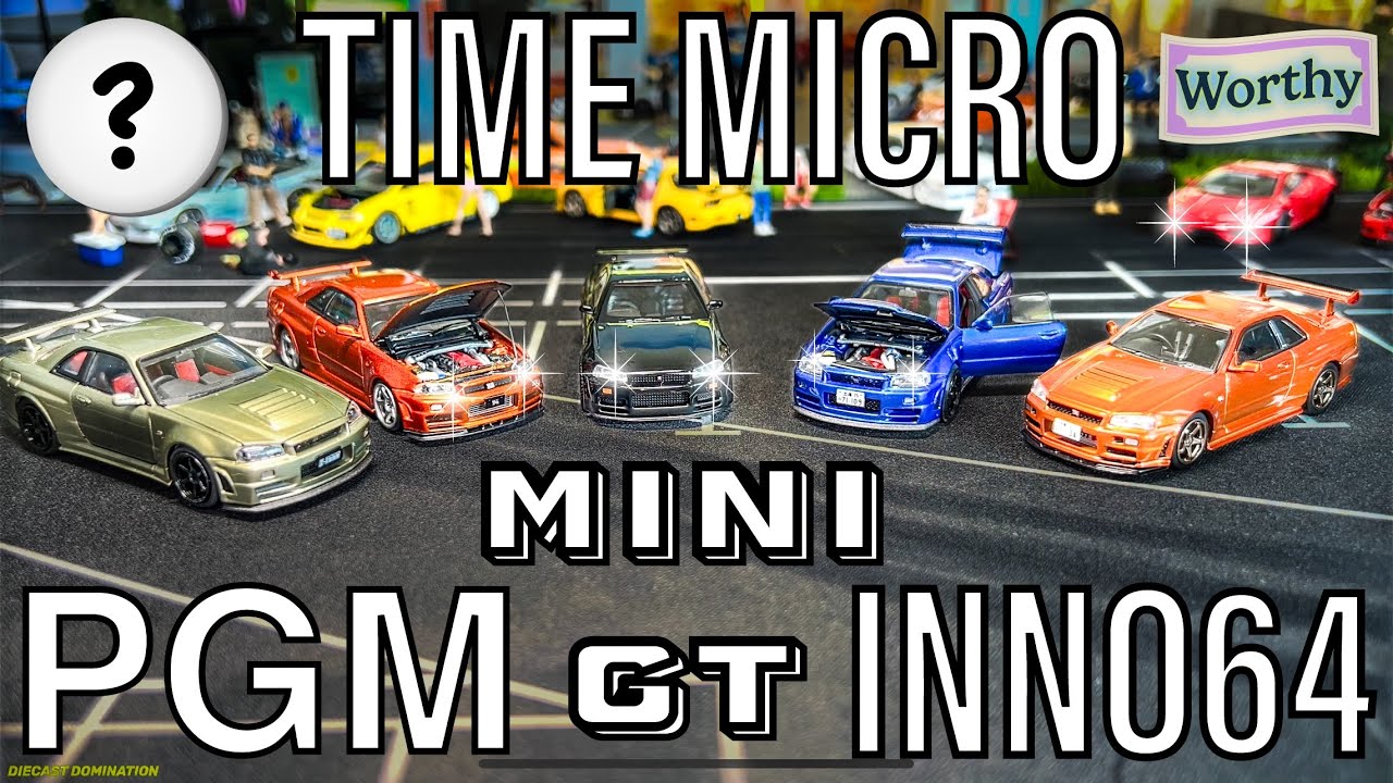 REVIEW of 1/64 Manufacturers for Nissan Skyline GTR R34 IN 4K #subscribe #minigt #inno64