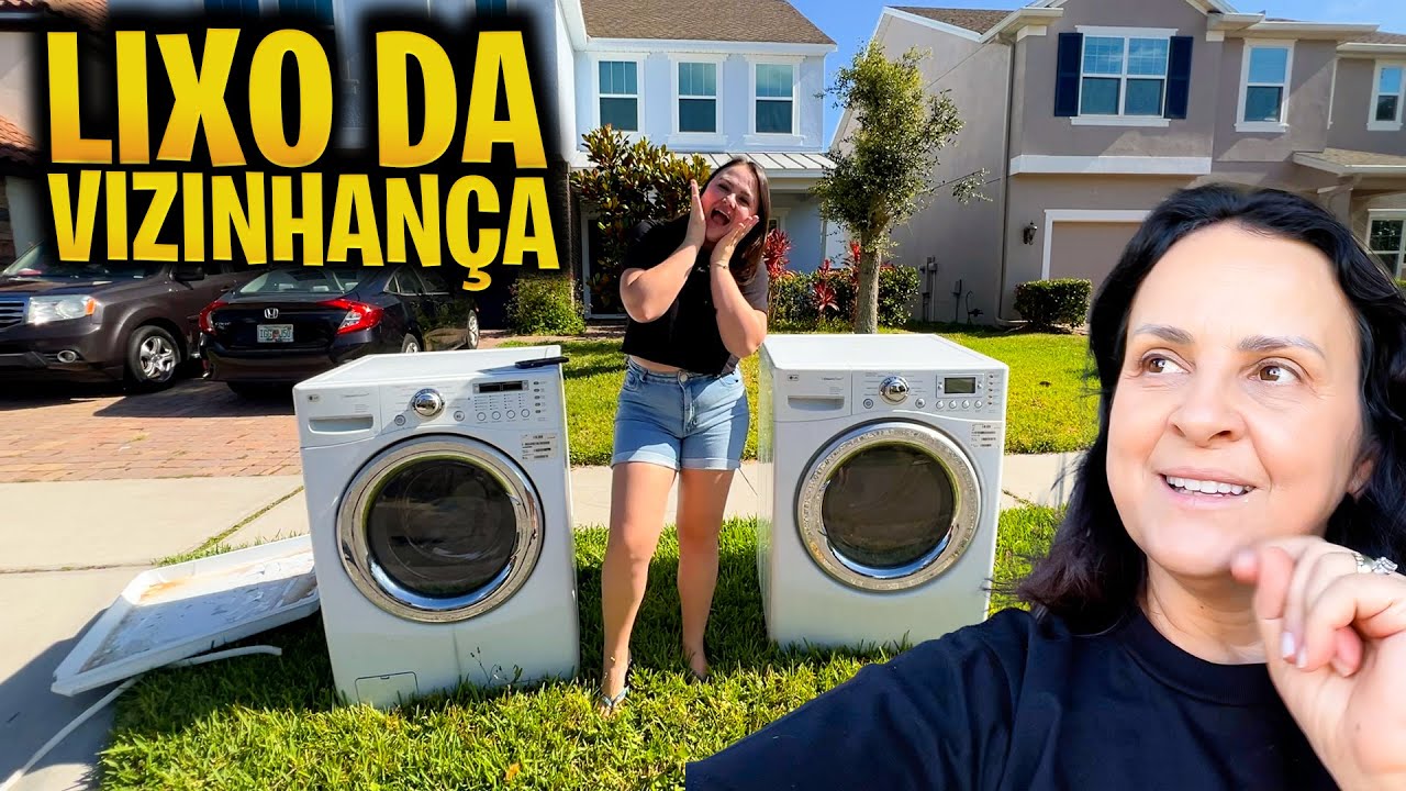 INACREDITÁVEL O QUE ELA ACHOU NO LIXO DOS EUA 🇺🇸 FOMOS PRA PISCINA E DEPOIS NO BAILE DE COWBOY