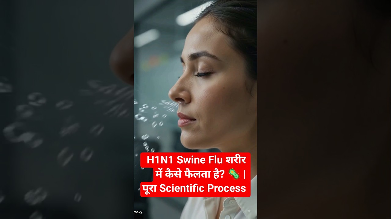 How H1N1 Swine Flu Spreads Inside the Body? 🦠 | Scientific Process#documentary