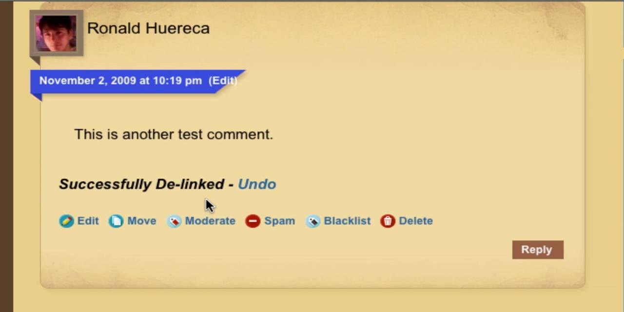 Ajax Edit Comments 3.0 Admin Options