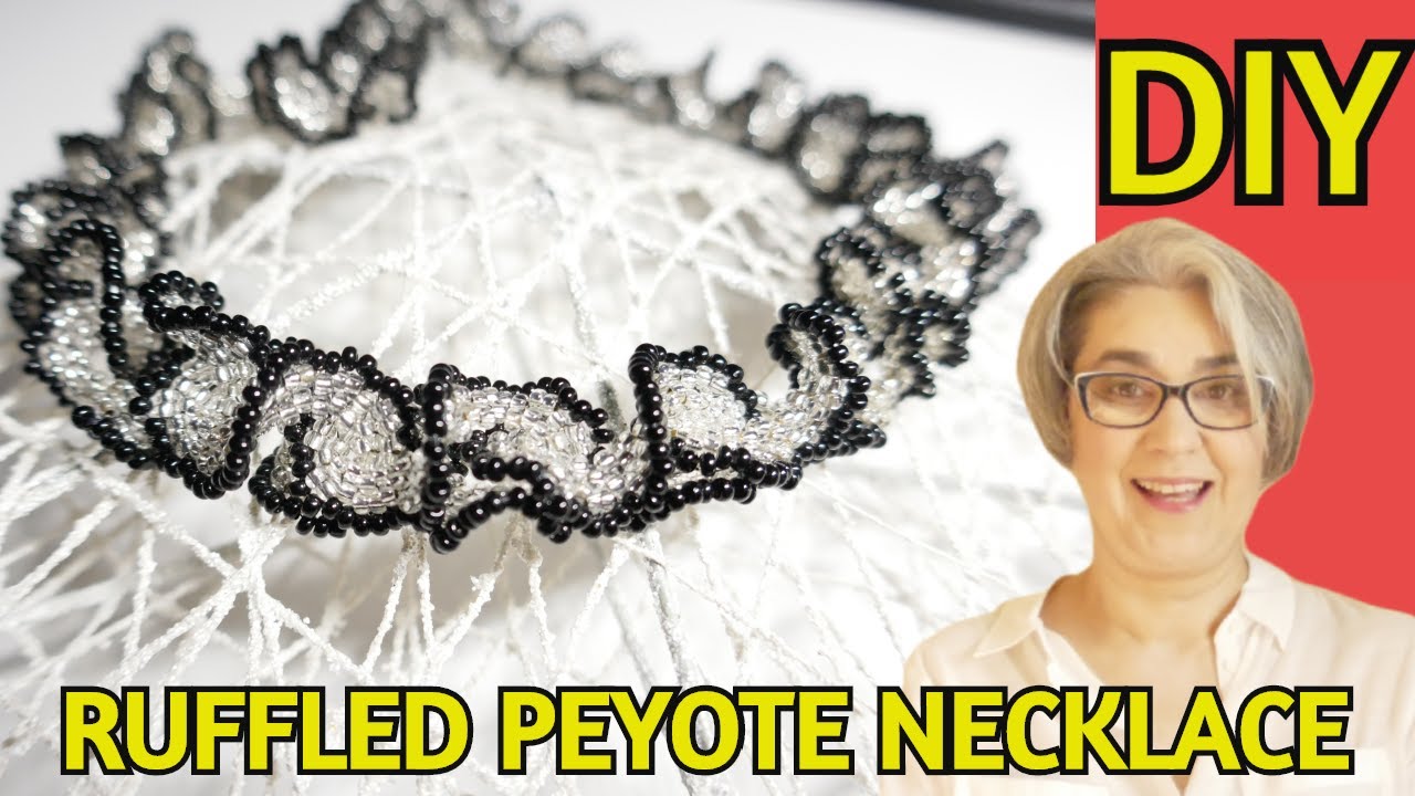 Ruffled Peyote Patterns : bead a Ruffled Necklace with Seed Beads 🍀