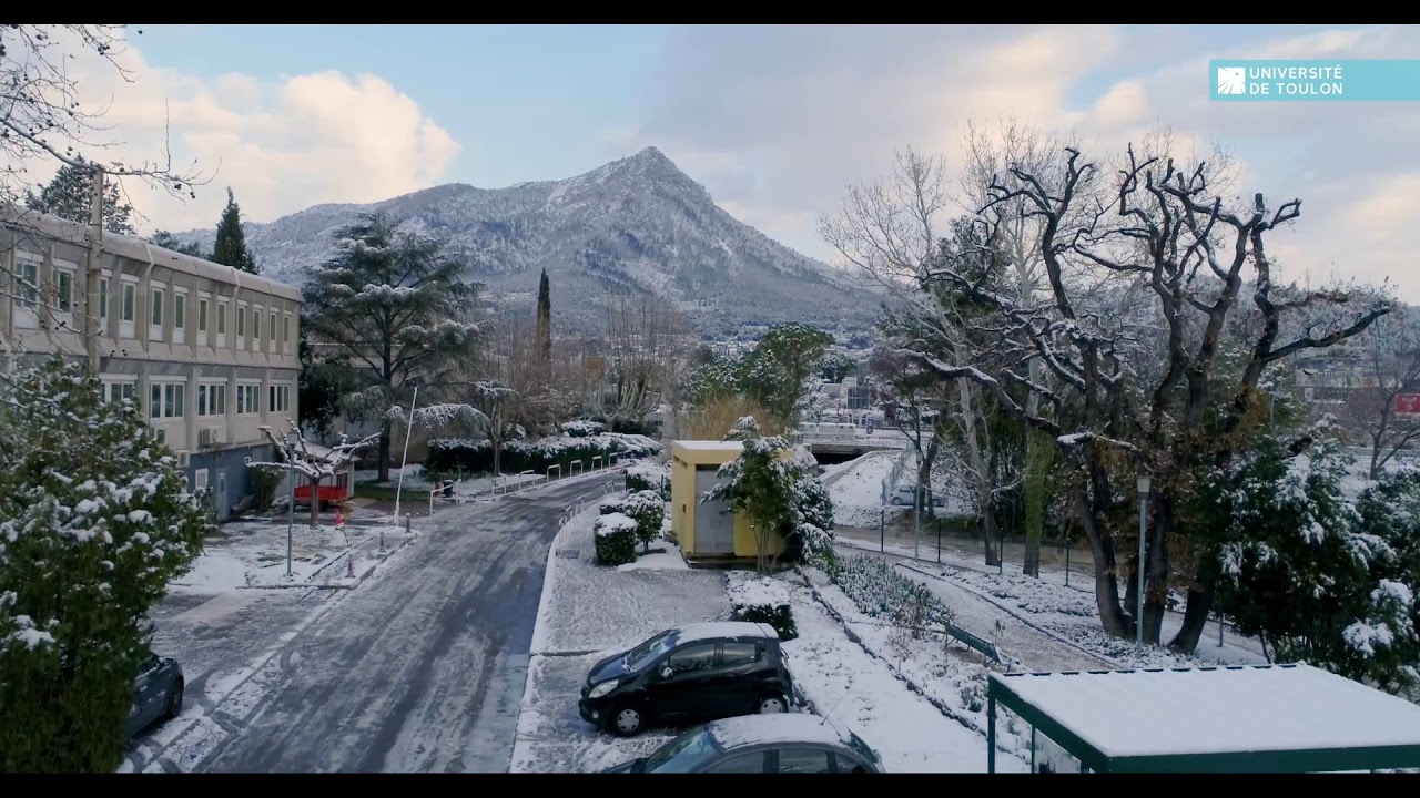 L'Université de Toulon sous la neige - fev. 2018