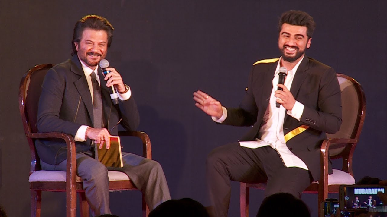 Arjun Kapoor & Anil Kapoor FUNNY Moments At Mubarakan Promotions
