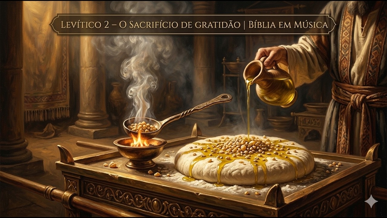 LEVÍTICO 2 – O Sacrifício de Gratidão | Bíblia em Música