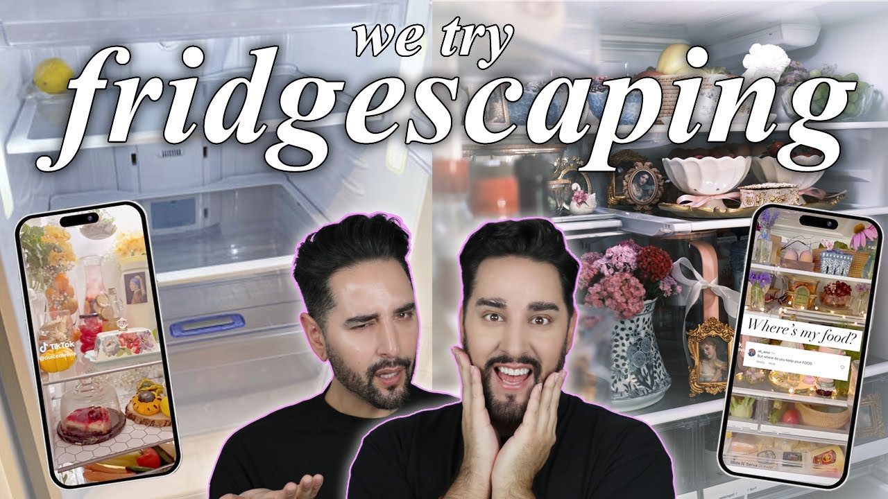 Fridgescaping…the new ‘unhinged’ tiktok trend  💜🖤 The Welsh Twins