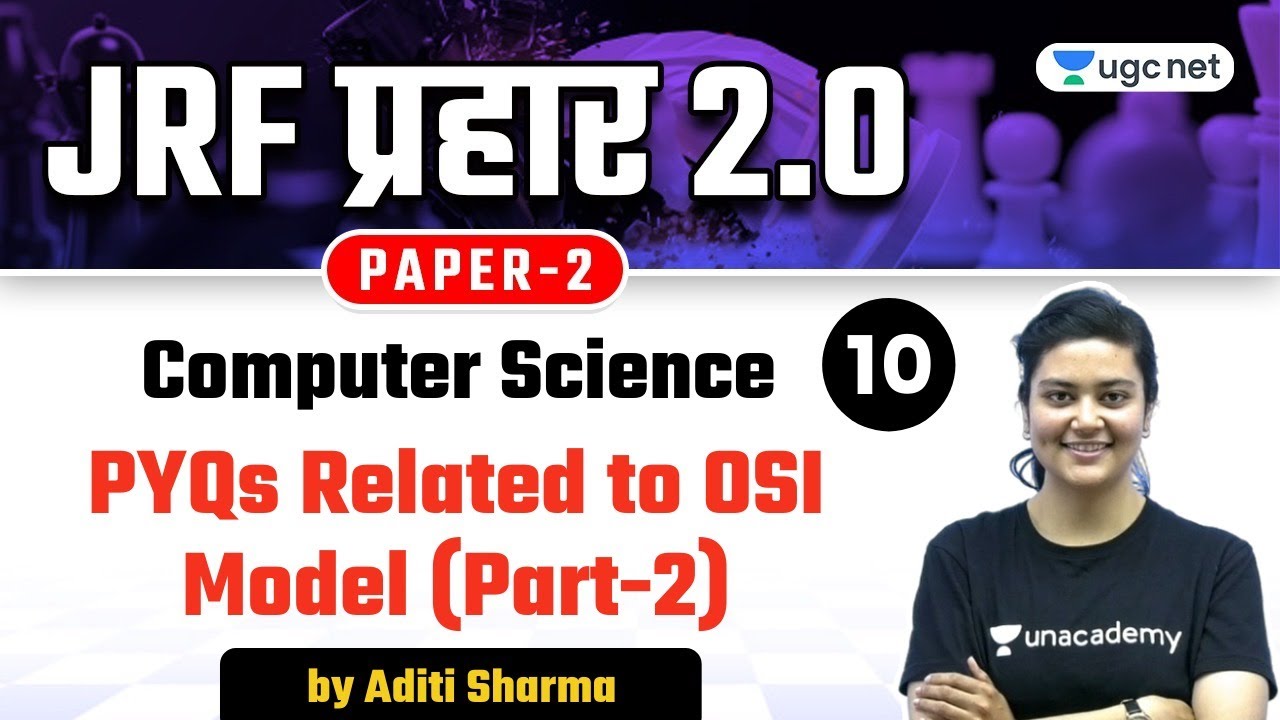 06:00 PM - NTA UGC NET 2021 | Computer Science by Aditi Sharma | PYQs Related to OSI Model (Part-2)