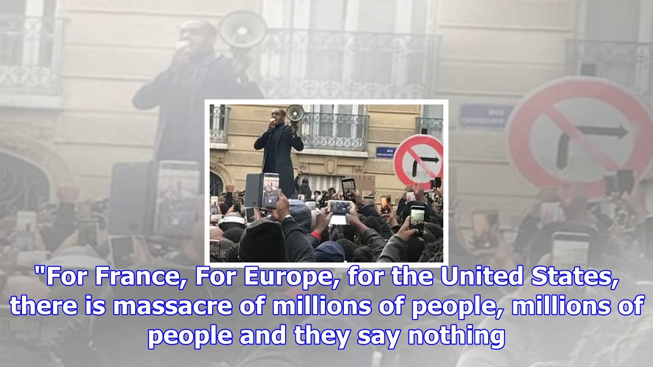 Protesters hit the street in paris after footage released of libyan slave market