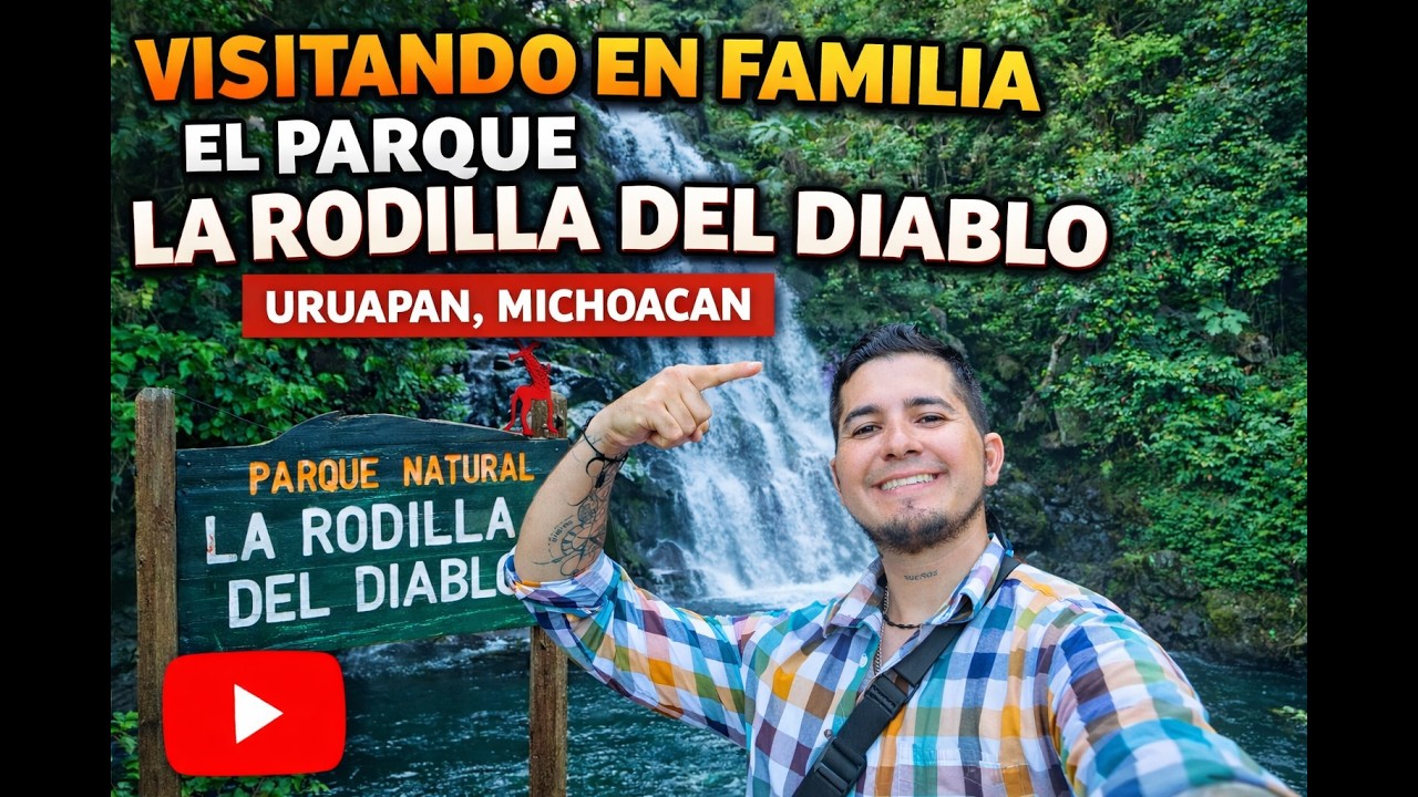 VISITANDO EN FAMILIA EL PARQUE LA RODILLA DEL DIABLO 😈 EN Uruapan. Mich