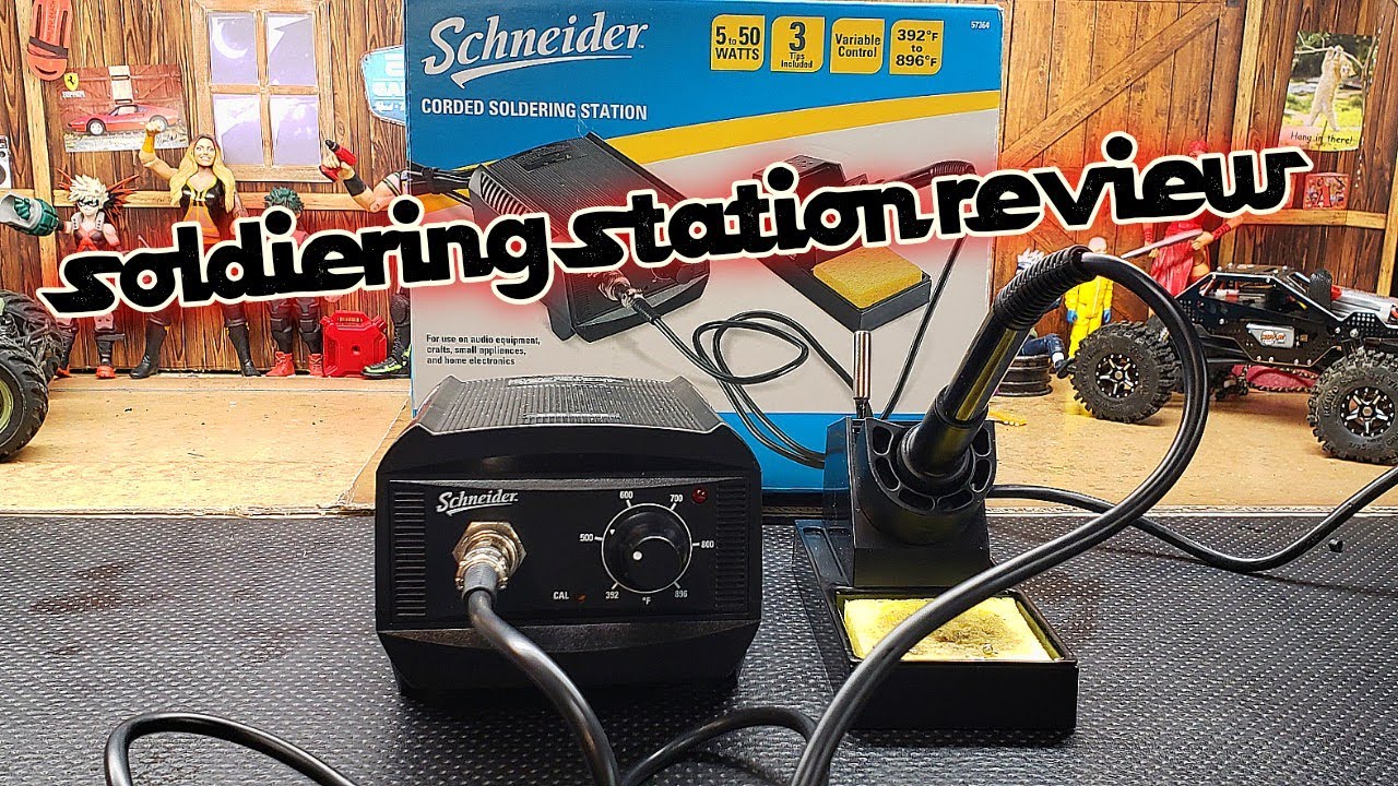 Schneider soldering station review and demonstration