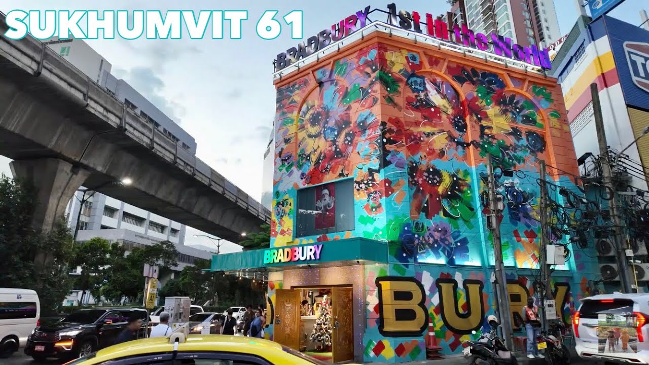 🇹🇭4K | Walking Ekkamai: Soi Sukhumvit 61 & Sukhumvit Road | Bangkok’s Hi-So Side