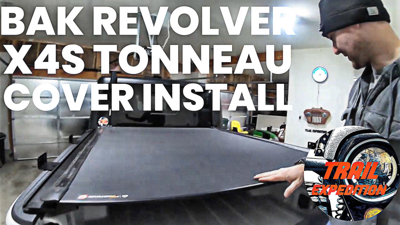 BAK REVOLVER X4s Tonneau Cover & RCI rack adapters install on the 2022 Jeep Gladiator