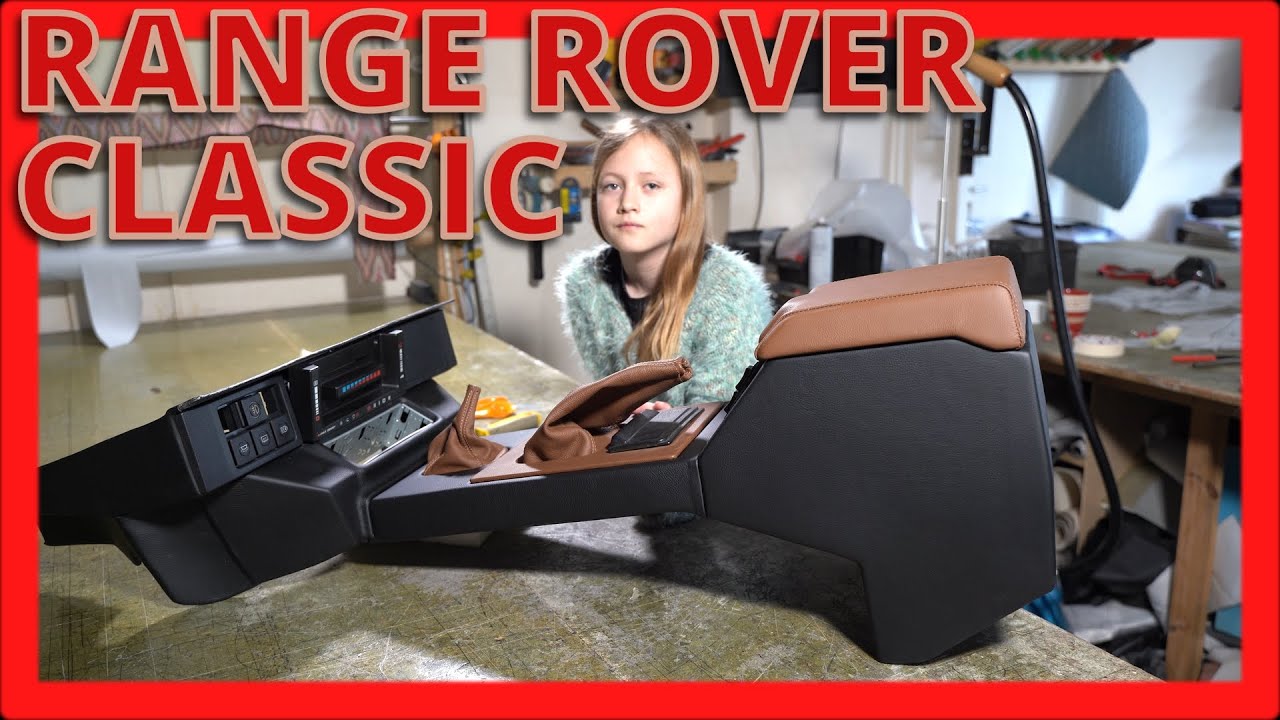 Leathering a Ranger Rover Classic centre console part 2 Auto upholstery