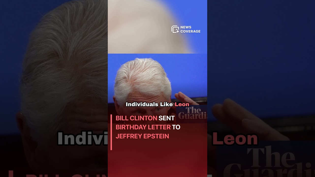 Bill Clinton Sent Birthday Letter to Jeffrey Epstein #politics