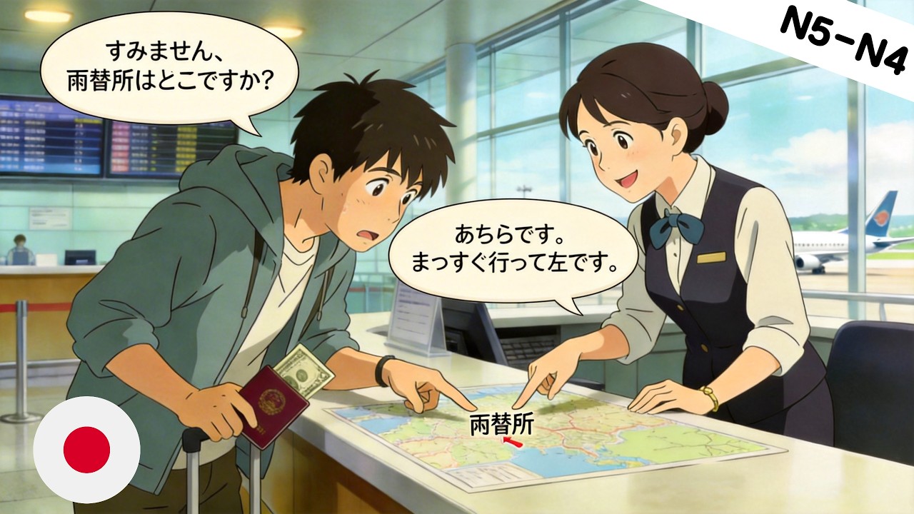 Learn Japanese through Dialogues (N5-N4): 6 Simple Conversations for Travel