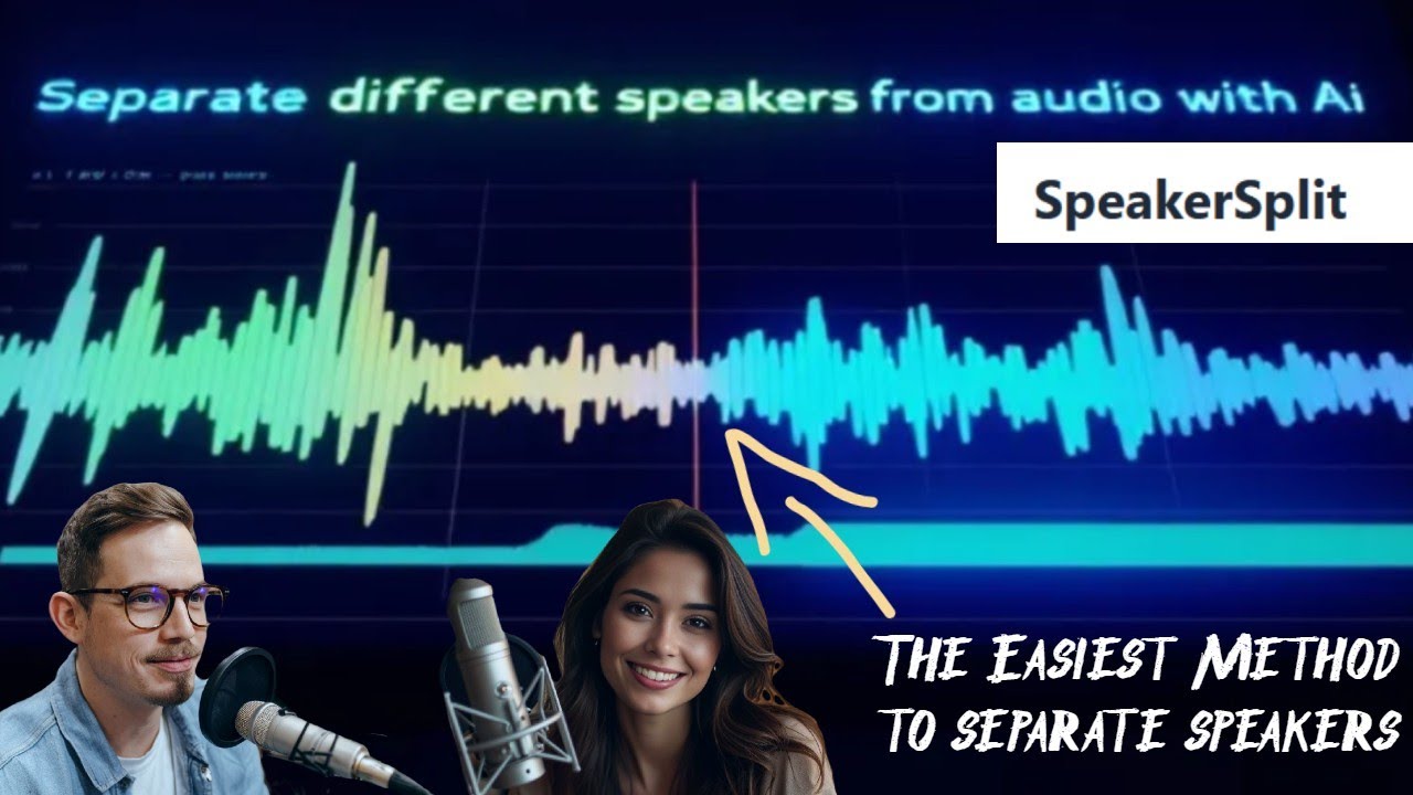 How to separate two voices in an audio online - using AI tools