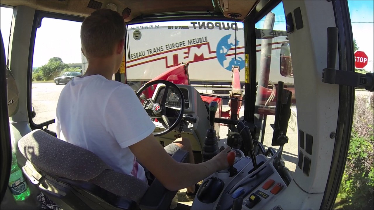 Massey ferguson 5460 sur la route [GoPro]