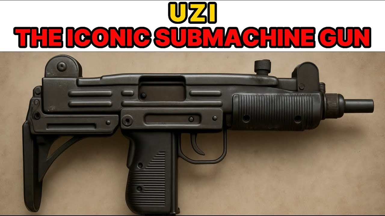UZI: The iconic submachine gun.