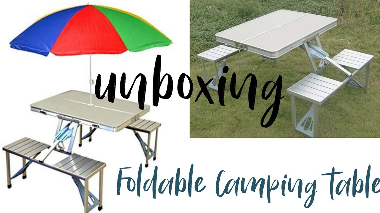 Portable picnic table | Aluminium foldable table l camping / picnic table | link in the description