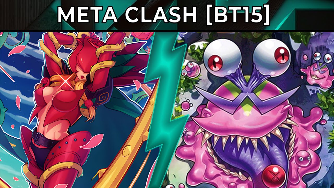 The elegant 🌹 against some 💩 - Rosemon X 🆚 Numemon X Bo3 ⫽ Meta Clash ⫽ Digimon Card Game BT15